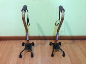 equipment for cerebral palsy - quad sticks